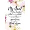Dexsa My Aunt Woodland Grace Series 6" x 9" Wood Plaque with Easel